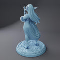Female Elven Paladin Miniature, Melrissa | Twin Goddess Miniatures | Tabletop RPG Miniature | Roleplaying 3D Printed Fantasy Mini - 3DPrintDen