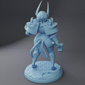 Female Cleric Reforged Miniature, Dahlia | Twin Goddess Miniatures | Tabletop RPG Miniature | Roleplaying 3D Printed Fantasy Mini - 3DPrintDen