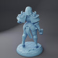 Female Cleric Reforged Miniature, Dahlia | Twin Goddess Miniatures | Tabletop RPG Miniature | Roleplaying 3D Printed Fantasy Mini - 3DPrintDen