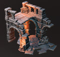 Elevated Road Ruins of Whisper Terrain Scenery | Makers Anvil | Roleplaying 3D Printed Fantasy Scenery | Miniature Building TTRPG - 3DPrintDen