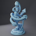 Female Genasi Miniature | Twin Goddess Miniatures | Tabletop RPG Miniature | Roleplaying 3D Printed Fantasy Mini - 3DPrintDen