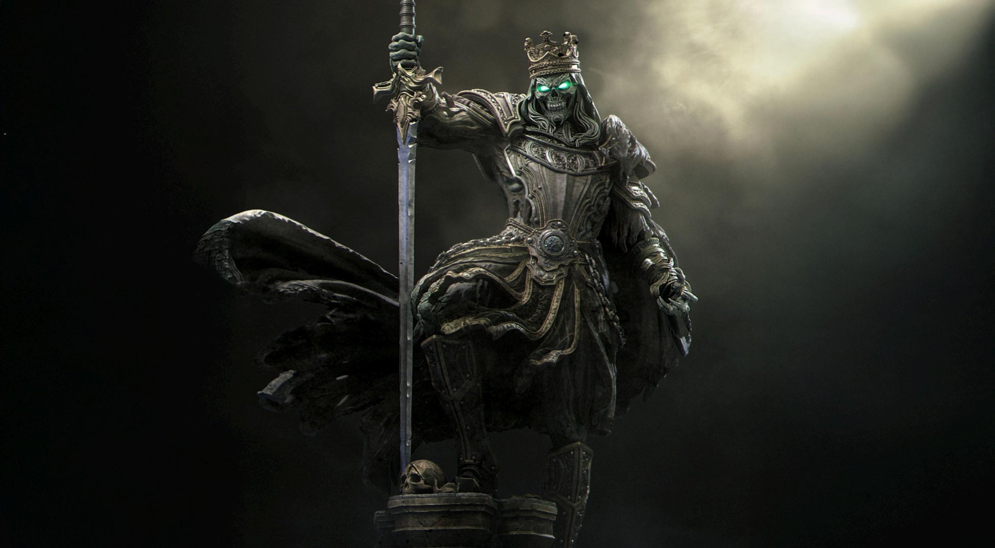 Shattered King Miniature | Tabletop RPG Miniature | Nerikson | Roleplaying 3D Printed Fantasy Mini - 3DPrintDen