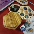 Wooden Dice Box | TTRPG DnD Dice Storage | Magnetic Case | Gaming Accessory | Gift Box | Solid Maple Exotic Wood - 3DPrintDen