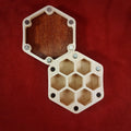 Wooden Dice Box | TTRPG DnD Dice Storage | Magnetic Case | Gaming Accessory | Gift Box | Solid Maple Exotic Wood - 3DPrintDen