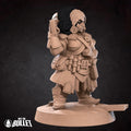 Female Dwarf Gunslinger Miniature | Tabletop RPG Miniature | Bite the Bullet | Roleplaying 3D Printed Fantasy Mini - 3DPrintDen