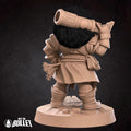 Female Dwarf Gunslinger Miniature | Tabletop RPG Miniature | Bite the Bullet | Roleplaying 3D Printed Fantasy Mini - 3DPrintDen