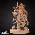 Dwarf Ranger Miniature| Tabletop RPG Miniature | Bite the Bullet | Roleplaying 3D Printed Fantasy Mini - 3DPrintDen