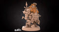 Dwarf Ranger Miniature| Tabletop RPG Miniature | Bite the Bullet | Roleplaying 3D Printed Fantasy Mini - 3DPrintDen