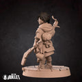 Female Kineticist Miniature | Tabletop RPG Miniature | Bite the Bullet | Roleplaying 3D Printed Fantasy Mini - 3DPrintDen