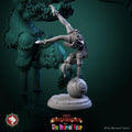 Female Circus Performer Miniature | Tabletop RPG Miniature | White Werewolf Tavern | Roleplaying 3D Printed Fantasy Mini - 3DPrintDen