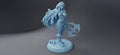 Female Barbarian Miniature, Inga | Twin Goddess Miniatures | Tabletop RPG Miniature | Roleplaying 3D Printed Fantasy Mini - 3DPrintDen
