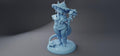 Female Spore Druid Miniature, Coprini | Twin Goddess Miniatures | Tabletop RPG Miniature | Roleplaying 3D Printed Fantasy Mini - 3DPrintDen