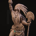 Priestess of Death Miniature, Necalin | Tabletop RPG Miniature | Nerikson | Roleplaying 3D Printed Fantasy Mini - 3DPrintDen