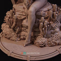 Female Cyborg Miniature | Tabletop RPG Miniature | Nerikson | Roleplaying 3D Printed Fantasy Mini - 3DPrintDen