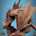 Crypt Wyrm Miniature | Tabletop RPG Miniature | Rescale Miniature | Roleplaying 3D Printed Fantasy Mini - 3DPrintDen