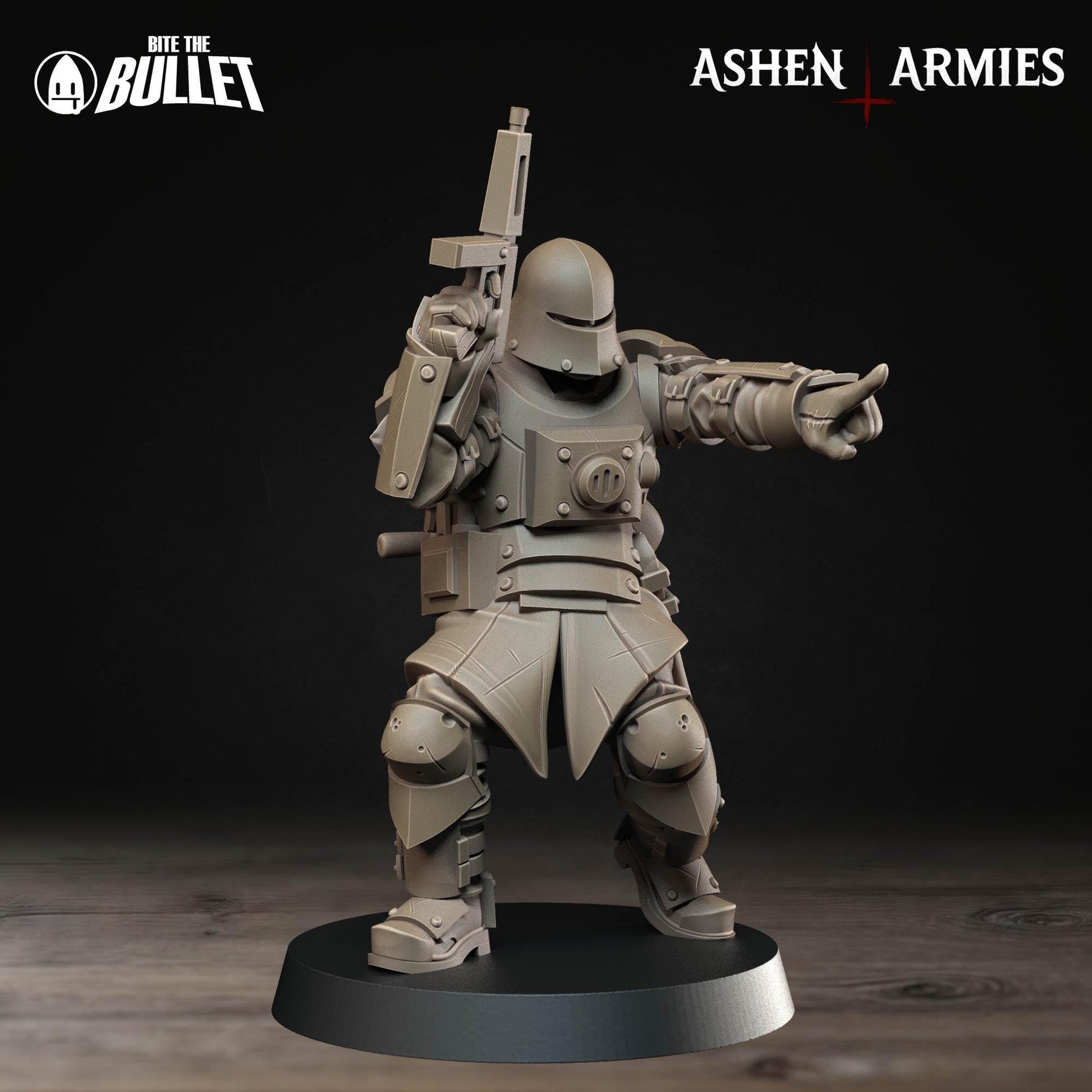 Combat Engineer Miniature | Tabletop RPG Miniature | Bite the Bullet | Roleplaying 3D Printed Fantasy Mini - 3DPrintDen