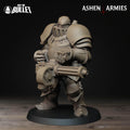 Heavy Infantry Miniature, Machine Gun | Tabletop RPG Miniature | Bite the Bullet | Roleplaying 3D Printed Fantasy Mini - 3DPrintDen