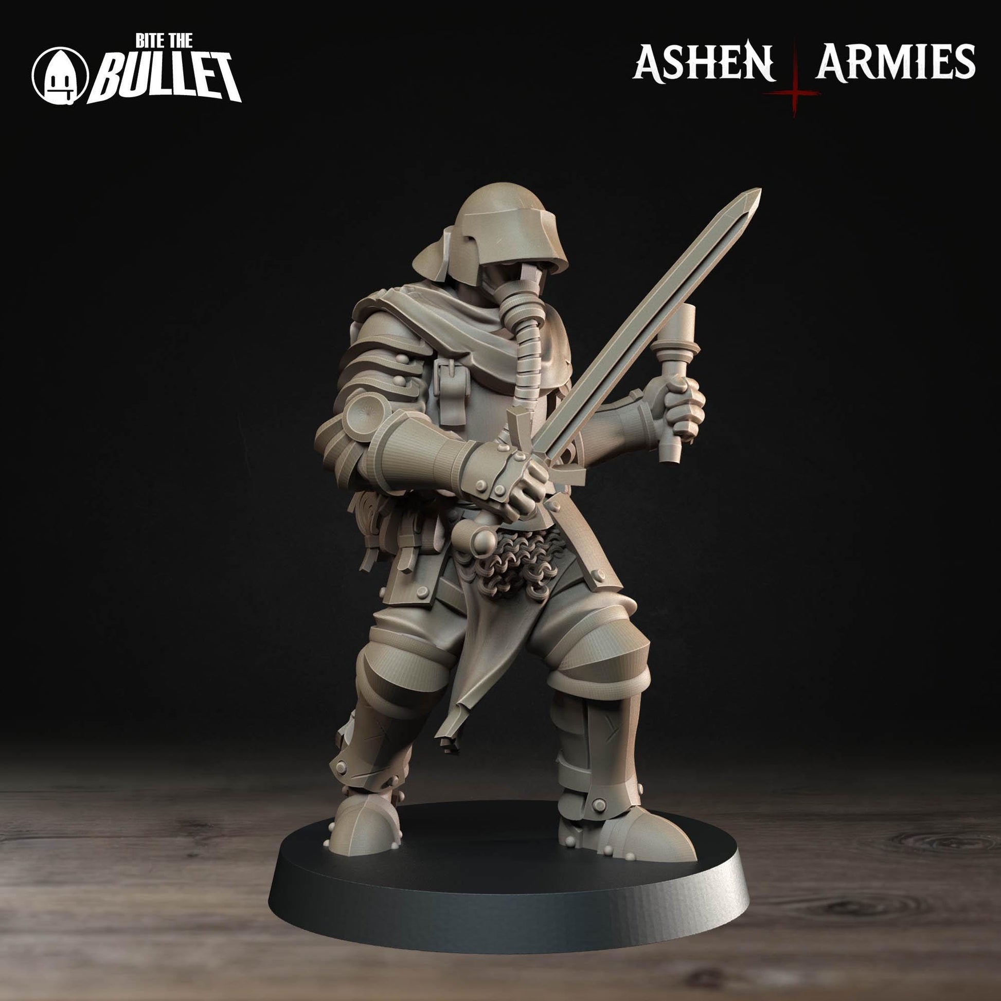 Shocktroopers Miniature | Tabletop RPG Miniature | Bite the Bullet | Roleplaying 3D Printed Fantasy Mini - 3DPrintDen