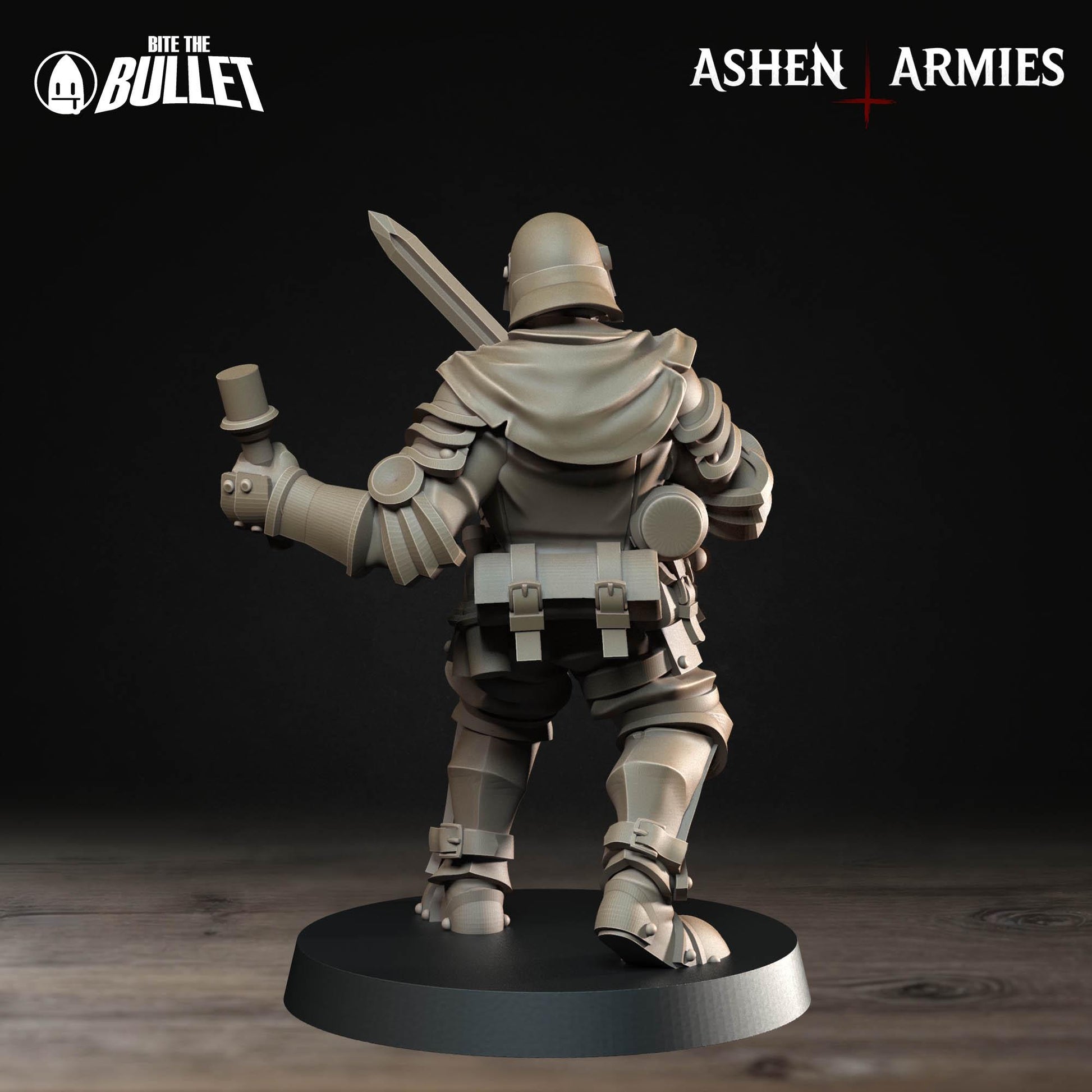 Shocktroopers Miniature | Tabletop RPG Miniature | Bite the Bullet | Roleplaying 3D Printed Fantasy Mini - 3DPrintDen