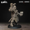 Trench Cleric Miniature | Tabletop RPG Miniature | Bite the Bullet | Roleplaying 3D Printed Fantasy Mini - 3DPrintDen