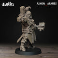 Trench Cleric Miniature | Tabletop RPG Miniature | Bite the Bullet | Roleplaying 3D Printed Fantasy Mini - 3DPrintDen