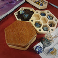 Wooden Dice Box | TTRPG DnD Dice Storage | Magnetic Case | Gaming Accessory | Gift Box | Solid Maple Exotic Wood - 3DPrintDen