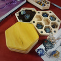Wooden Dice Box | TTRPG DnD Dice Storage | Magnetic Case | Gaming Accessory | Gift Box | Solid Maple Exotic Wood - 3DPrintDen