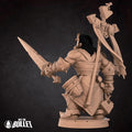 Half-Orc Warpriest Miniature | Tabletop RPG Miniature | Bite the Bullet | Roleplaying 3D Printed Fantasy Mini - 3DPrintDen