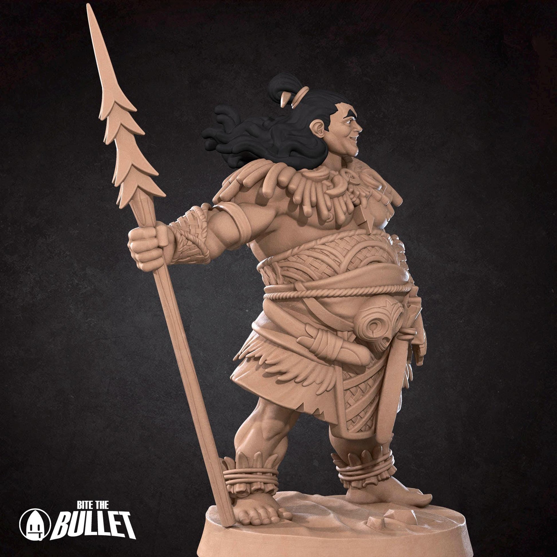 Exemplar Miniature | Tabletop RPG Miniature | Bite the Bullet | Roleplaying 3D Printed Fantasy Mini - 3DPrintDen