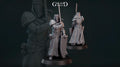 Knight Templar Miniature | Tabletop RPG Miniature | Galaad Miniatures | Roleplaying 3D Printed Fantasy Mini - 3DPrintDen