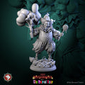 Circus Clown Miniature, Bibble | Tabletop RPG Miniature | White Werewolf Tavern | Roleplaying 3D Printed Fantasy Mini - 3DPrintDen