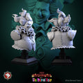 Circus Clown Bust, Bibble | Tabletop RPG Miniature | White Werewolf Tavern | Roleplaying 3D Printed Fantasy Mini - 3DPrintDen