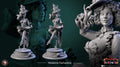 Circus Performer Miniature, Madame Pachadora | Tabletop RPG Miniature | White Werewolf Tavern | Roleplaying 3D Printed Fantasy Mini - 3DPrintDen