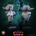 Circus Performer Bust, Madame Pachadora | Tabletop RPG Miniature | White Werewolf Tavern | Roleplaying 3D Printed Fantasy Mini - 3DPrintDen