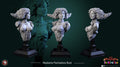 Circus Performer Bust, Madame Pachadora | Tabletop RPG Miniature | White Werewolf Tavern | Roleplaying 3D Printed Fantasy Mini - 3DPrintDen
