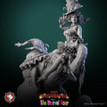 Circus Performer w/ Elephant Miniature, Madame Pachadora | Tabletop RPG Miniature | White Werewolf Tavern | Roleplaying Printed Fantasy Mini - 3DPrintDen