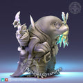 Mole Scientist Farmer Miniature | Tabletop RPG Miniature | Pepunki Creatures | Roleplaying 3D Printed Fantasy Mini - 3DPrintDen