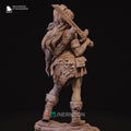 Female Barbarian Mercenary Miniature, Lia | Tabletop RPG Miniature | Nerikson | Roleplaying 3D Printed Fantasy Mini - 3DPrintDen