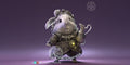 Guinea Pig Merchant Miniature | Tabletop RPG Miniature | Pepunki Creatures | Roleplaying 3D Printed Fantasy Mini - 3DPrintDen