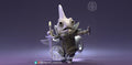 Chameleon Knight Miniature | Tabletop RPG Miniature | Pepunki Creatures | Roleplaying 3D Printed Fantasy Mini - 3DPrintDen