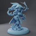 Goblin Sorceress Miniature, Frostflaire | Twin Goddess Miniatures | Tabletop RPG Miniature | Roleplaying 3D Printed Fantasy Mini - 3DPrintDen