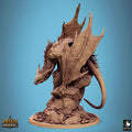 Crypt Wyrm Miniature | Tabletop RPG Miniature | Rescale Miniature | Roleplaying 3D Printed Fantasy Mini - 3DPrintDen