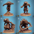 Ratfolk Warrior Miniature | Tabletop RPG Miniature | Rescale Miniature | Roleplaying 3D Printed Fantasy Mini - 3DPrintDen
