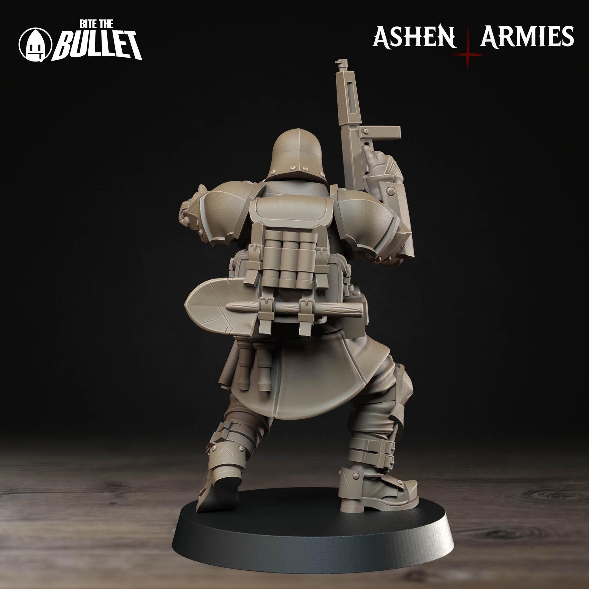 Combat Engineer Miniature | Tabletop RPG Miniature | Bite the Bullet | Roleplaying 3D Printed Fantasy Mini - 3DPrintDen