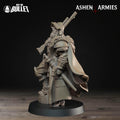 Lieutenant Miniature | Tabletop RPG Miniature | Bite the Bullet | Roleplaying 3D Printed Fantasy Mini - 3DPrintDen
