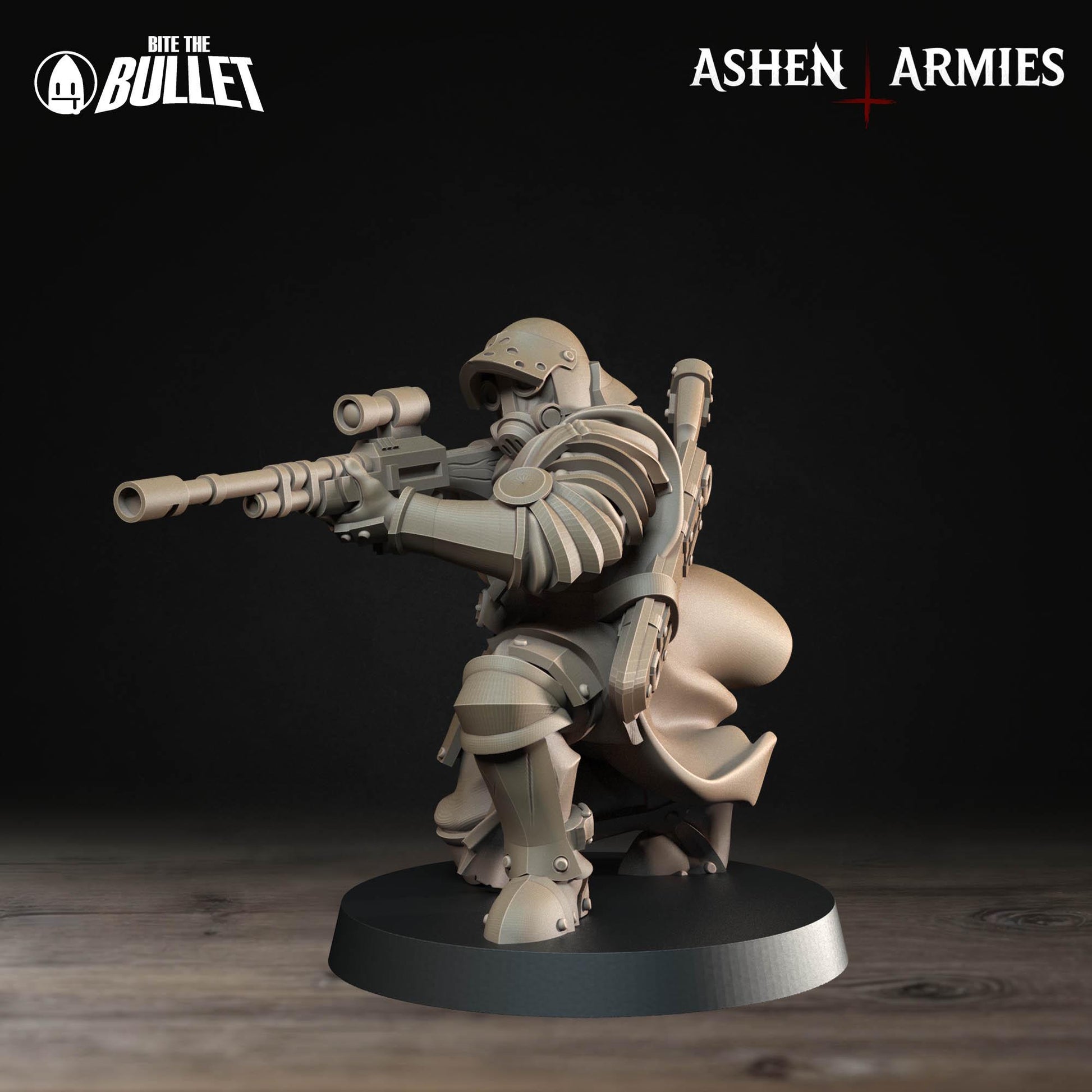 Shocktroopers Miniature | Tabletop RPG Miniature | Bite the Bullet | Roleplaying 3D Printed Fantasy Mini - 3DPrintDen