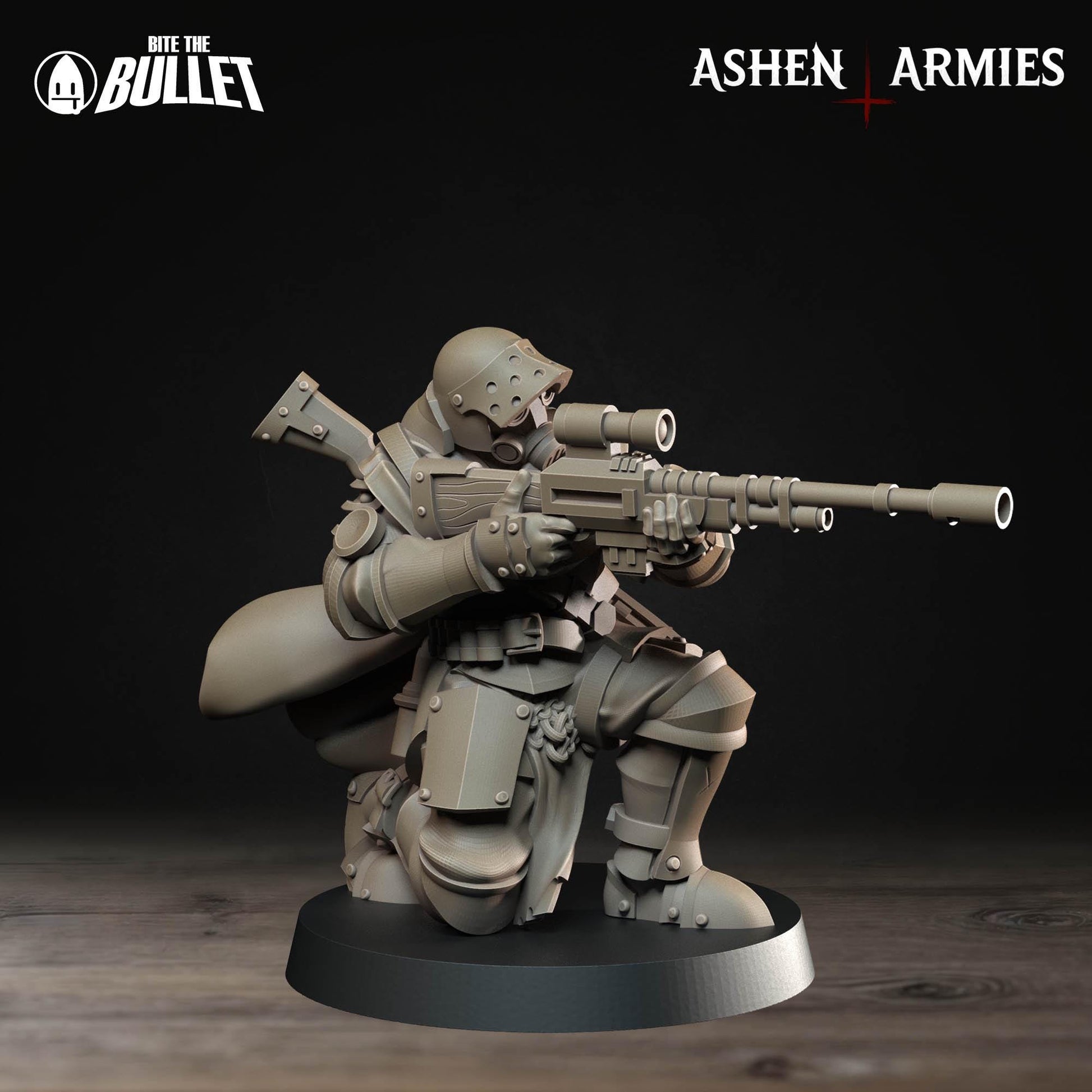 Shocktroopers Miniature | Tabletop RPG Miniature | Bite the Bullet | Roleplaying 3D Printed Fantasy Mini - 3DPrintDen