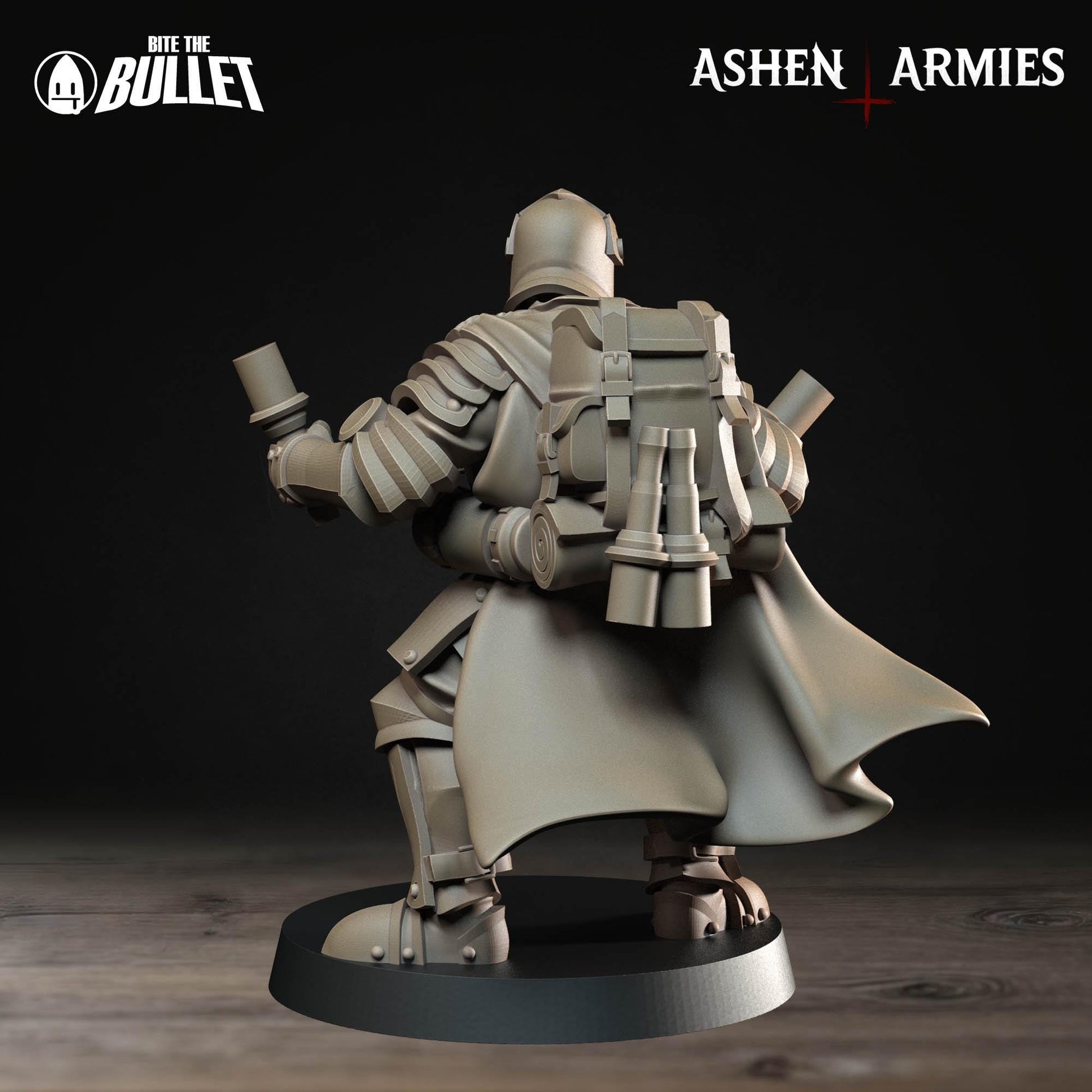 Shocktroopers Miniature | Tabletop RPG Miniature | Bite the Bullet | Roleplaying 3D Printed Fantasy Mini - 3DPrintDen