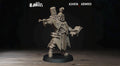 Trench Cleric Miniature | Tabletop RPG Miniature | Bite the Bullet | Roleplaying 3D Printed Fantasy Mini - 3DPrintDen