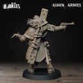 Trench Cleric Miniature | Tabletop RPG Miniature | Bite the Bullet | Roleplaying 3D Printed Fantasy Mini - 3DPrintDen